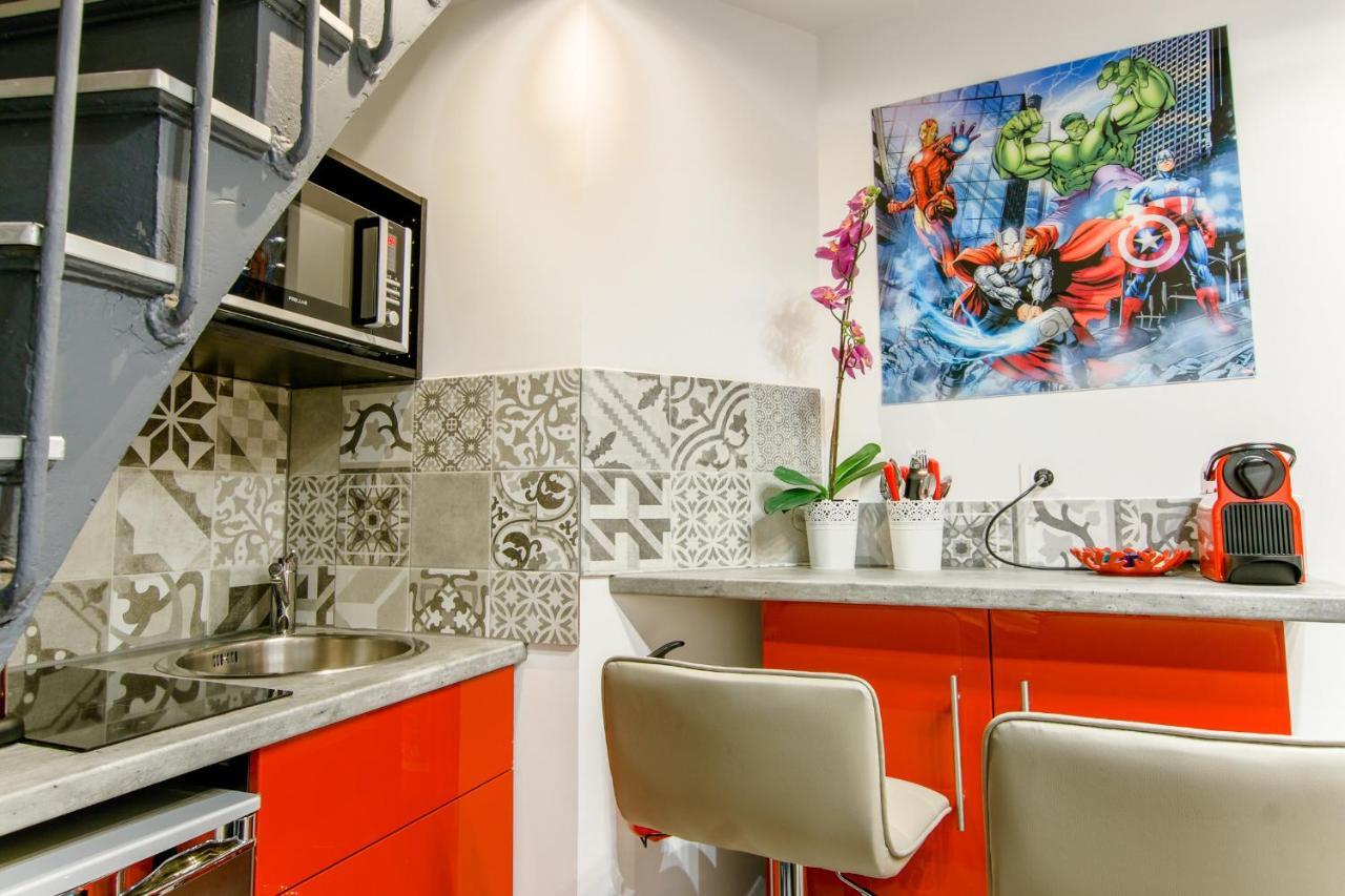 25 - Fun Duplex In Montorgueil Appartement Parijs